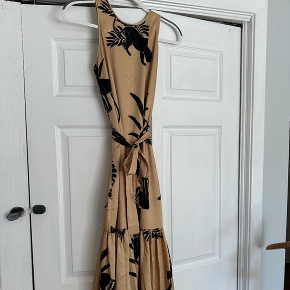 Ann Taylor Jaguar Printed Maxi Dress - Picture 1 of 2